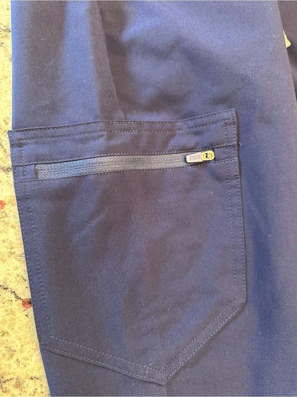 FIGS Zamora Jogger Scrub Pants Women’s XS Navy Blue W20SW2028 Medical Uniform